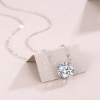 Love Of Time - 2-carat Moissan Diamond S925 Sterling Silver And Platinum-plated Pendant