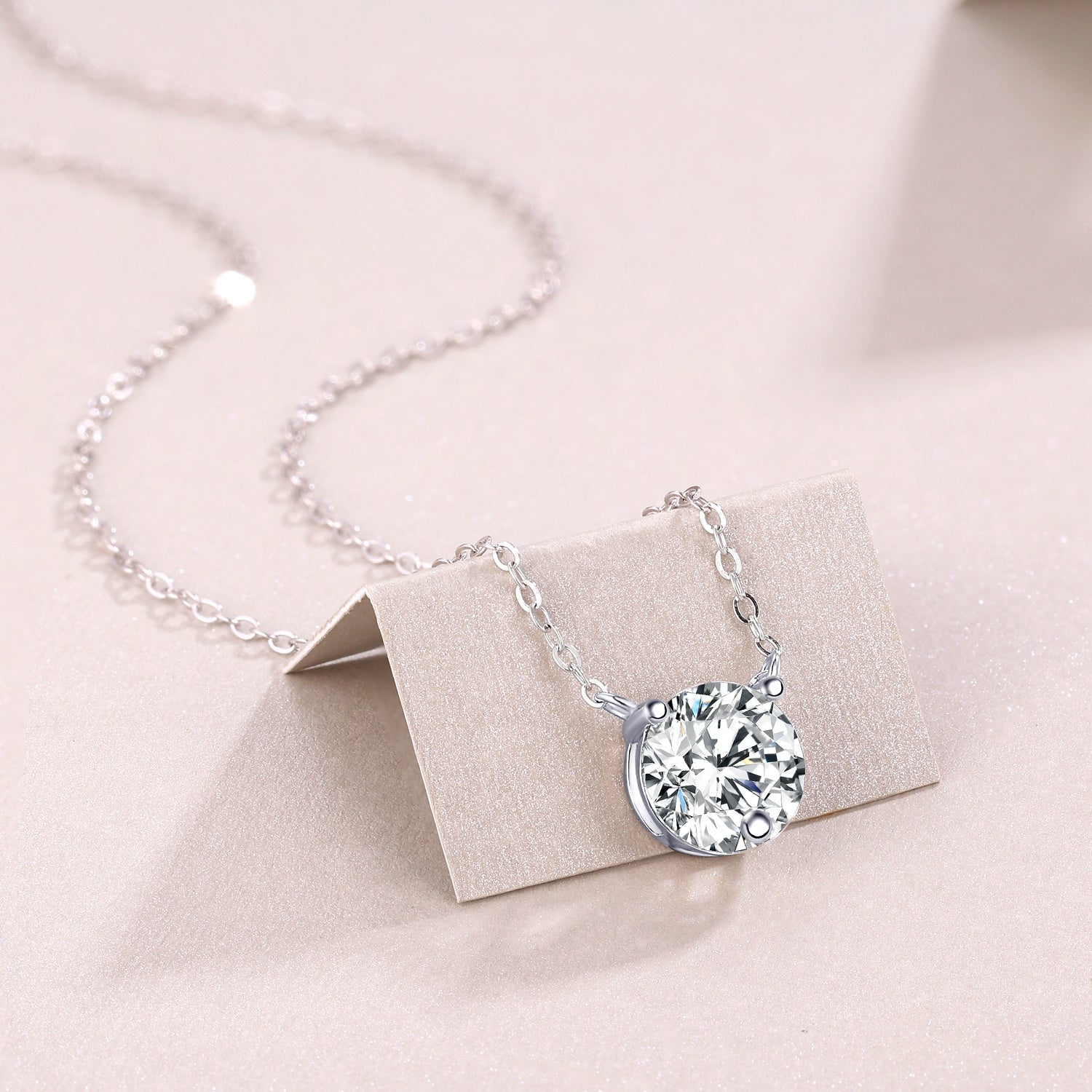Love Of Time - 2-carat Moissan Diamond S925 Sterling Silver And Platinum-plated Pendant