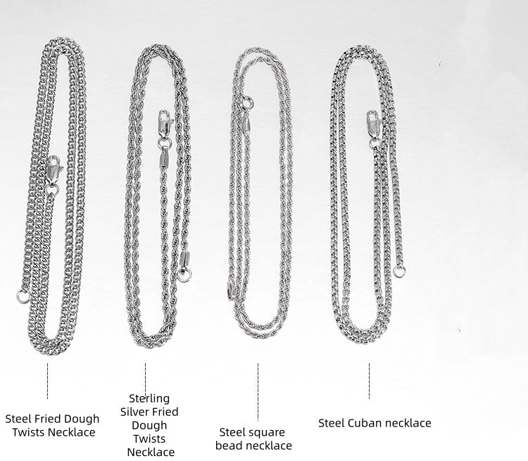 S925 Pure Silver Cross Pendant For Men, Vintage, Trendy, Personalized Necklace