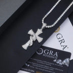 Moissanite, This Luxurious And Fashionable Light Luxury Trend Jewelry Necklace Pendant Is Made Of S925 Silver Electroplated With Platinum NP Collection