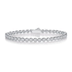 Galaxy Dream – Luxurious Light Luxury Moissanite S925 Silver-Plated Platinum Bracelet NP Collection