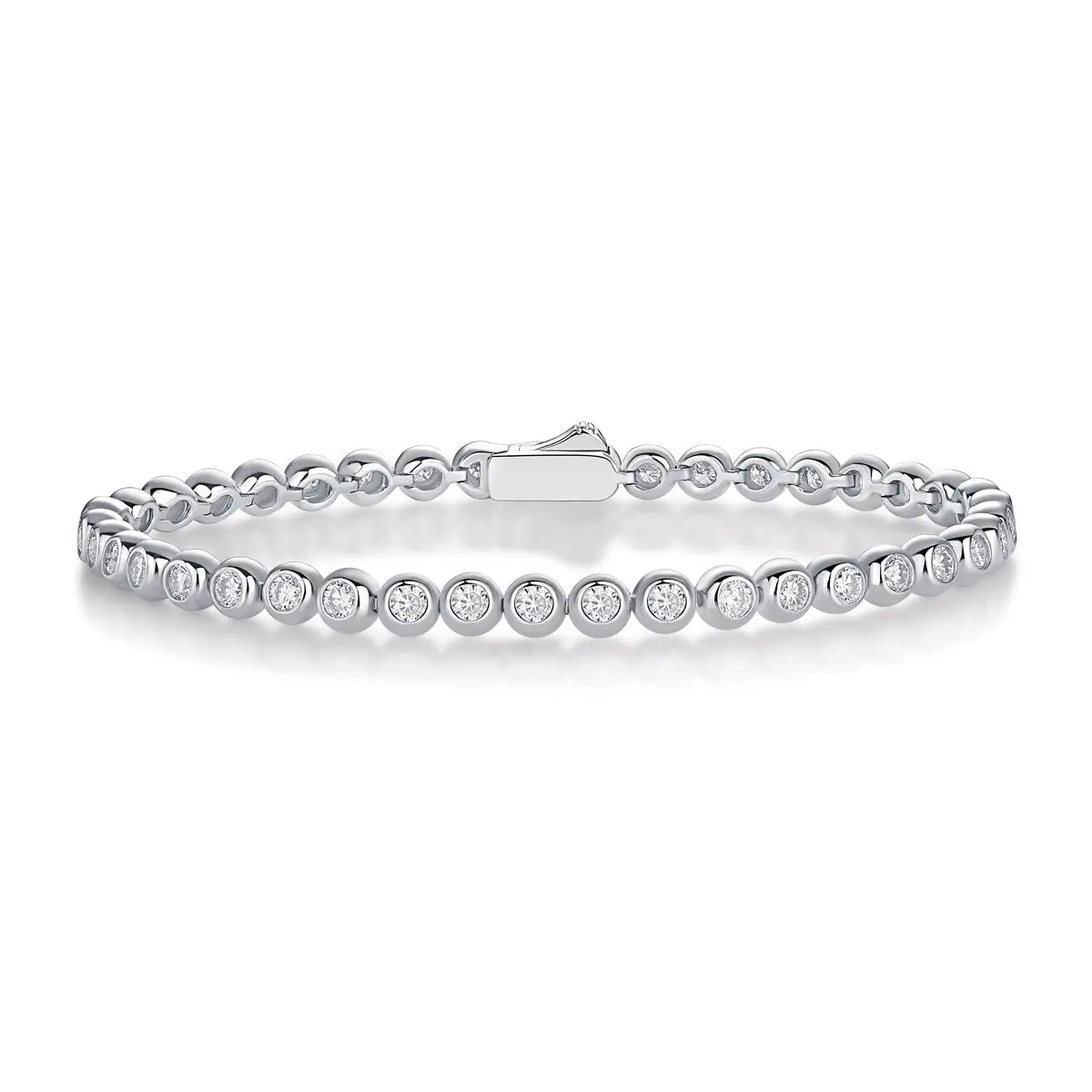 Galaxy Dream – Luxurious Light Luxury Moissanite S925 Silver-Plated Platinum Bracelet NP Collection