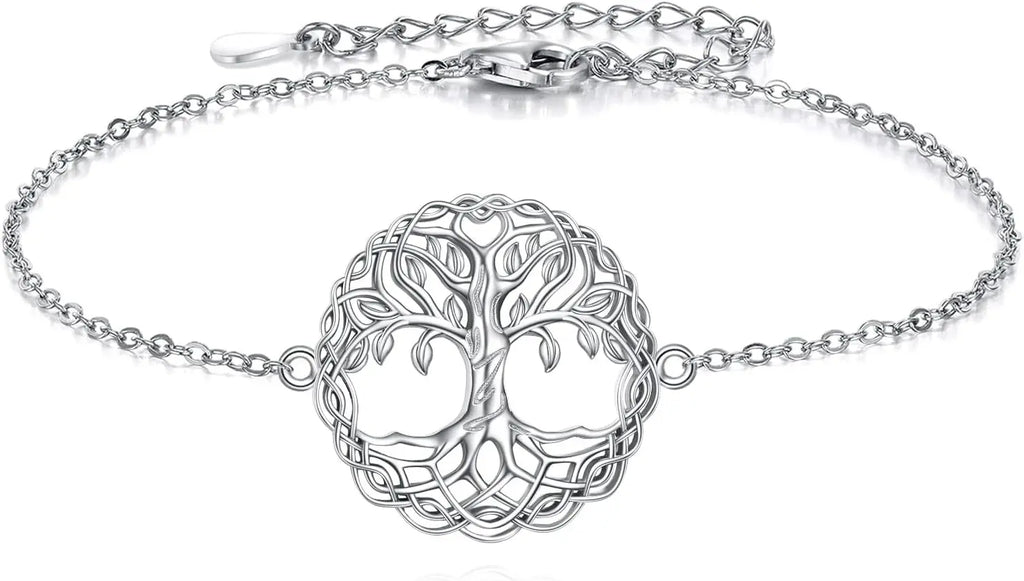 925 Sterling Silver Tree Bracelet 
