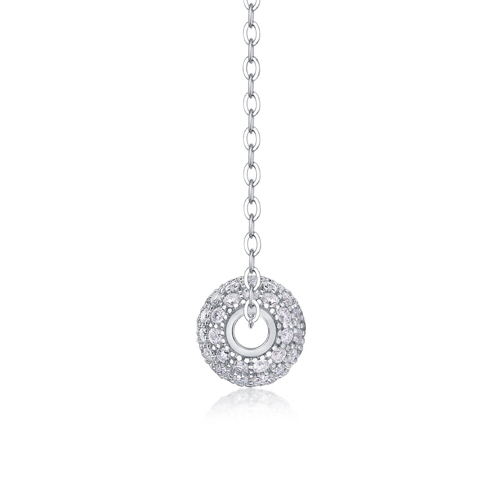 Meet At This Moment - Moissanite S925 Sterling Silver And Platinum Plating Pendant