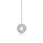 Meet At This Moment - Moissanite S925 Sterling Silver And Platinum Plating Pendant