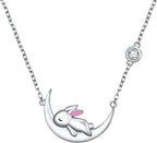 925 Sterling Silver Bunny Necklace