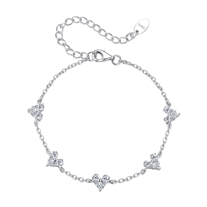 Simple Love S925 Sterling Silver Bracelet