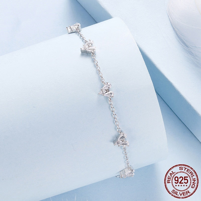 Simple Love S925 Sterling Silver Bracelet