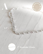 Double Stranded Sterling Silver Bracelet