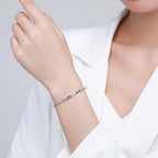 S925 Silver Bracelet Korean-style Micro-inlaid Bracelet Light Luxury