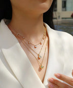 1-Carat Luxury Minimalist Moissanite S925 Gold-Plated Silver Pendant Necklace NP Collection