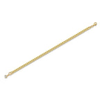 Set With Top-quality Moissanite, This Luxurious And Fashionable Light Luxury Trend Jewelry Silver Bracelet Is S925 Silver-plated With Gold NP Collection
