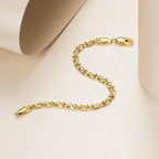 14K Gold Bracelet Cuban Chain 