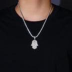 Moissanite, This Luxurious And Fashionable Light Luxury Trend Jewelry Necklace Pendant Is Made Of S925 Silver Electroplated With Platinum NP Collection