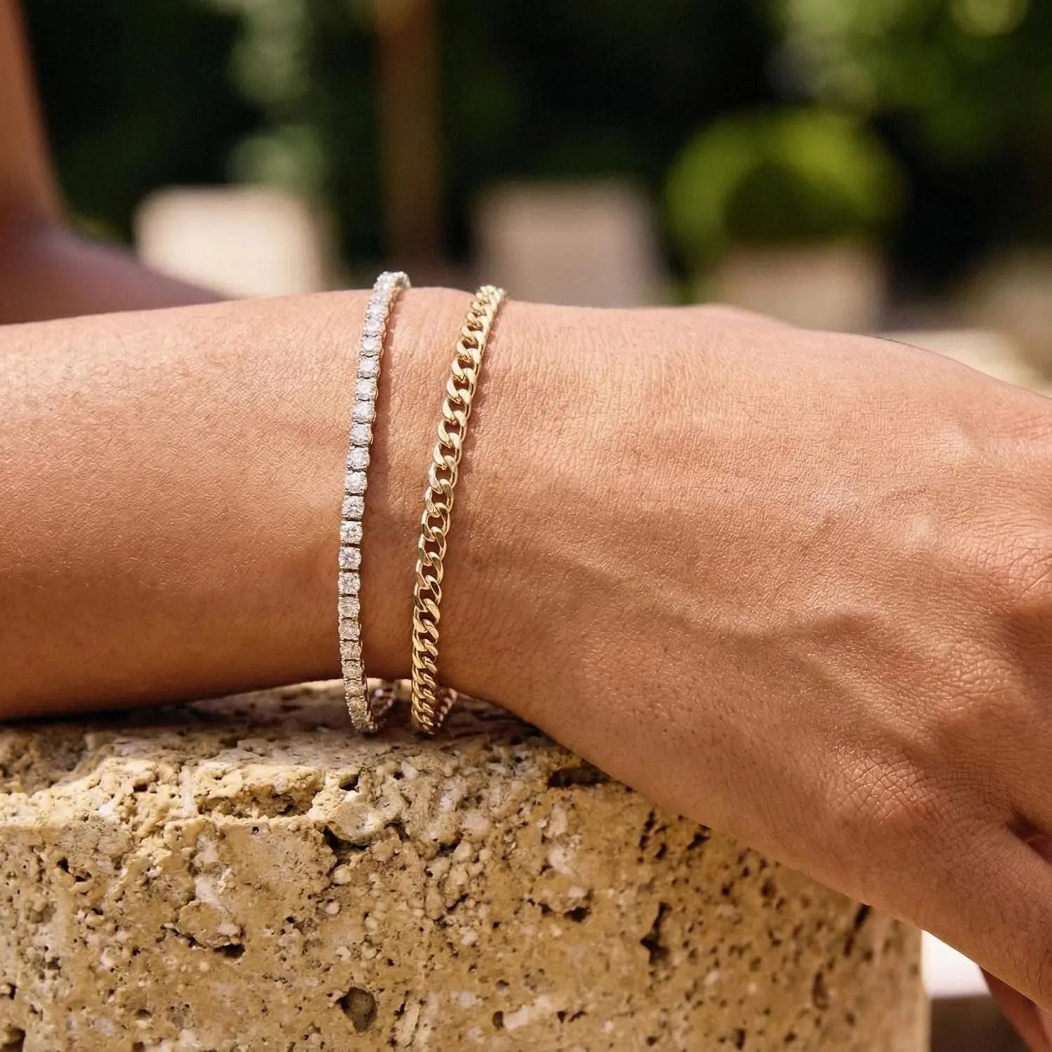 5Mm 14K Gold Cuban Bracelet 