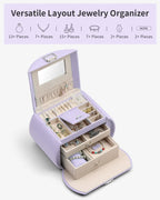 Princess Style Jewelry Box with Mirror 