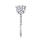 Diamond Ring with Moissanite 