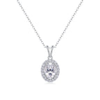Infinite - Moissanite S925 Sterling Silver And Platinum Plating Pendant