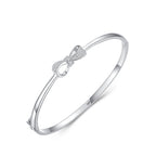 S925 Sterling Silver Bow Bracelet All-match Jewelry