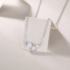 White Dew - Diamond Pendant with Moissanite S925 Sterling Silver 