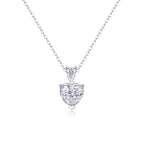The Beloved Of The Heart - Moissanite S925 Sterling Silver And Platinum Plating Pendant