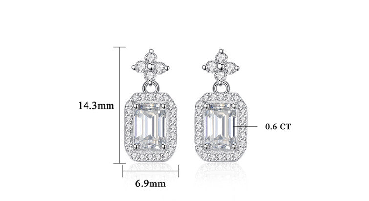 Fashion Casual Rectangular Women's Earrings