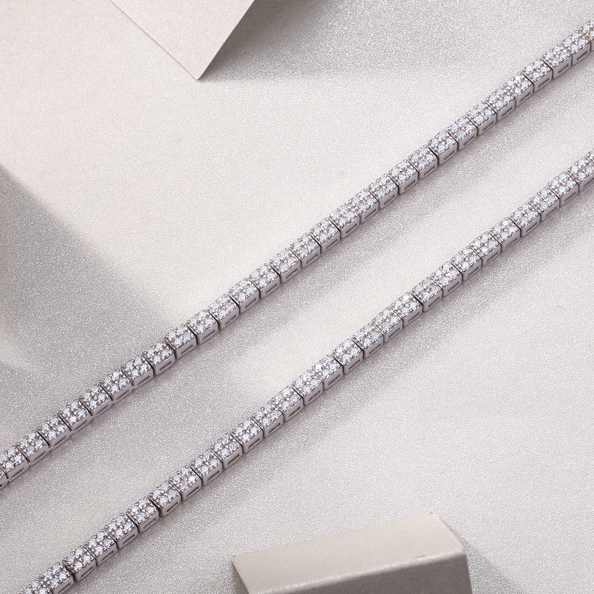 Winter Lake Mosan Diamond S925 Silver Necklace