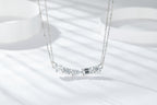 Diamond Jewelry Pendant With Moissanite S925 Sterling Silver And Platinum Plating