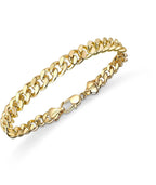5Mm 14K Gold Cuban Bracelet 