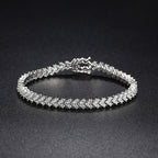 Fashion Moissanite Plaid Bracelet