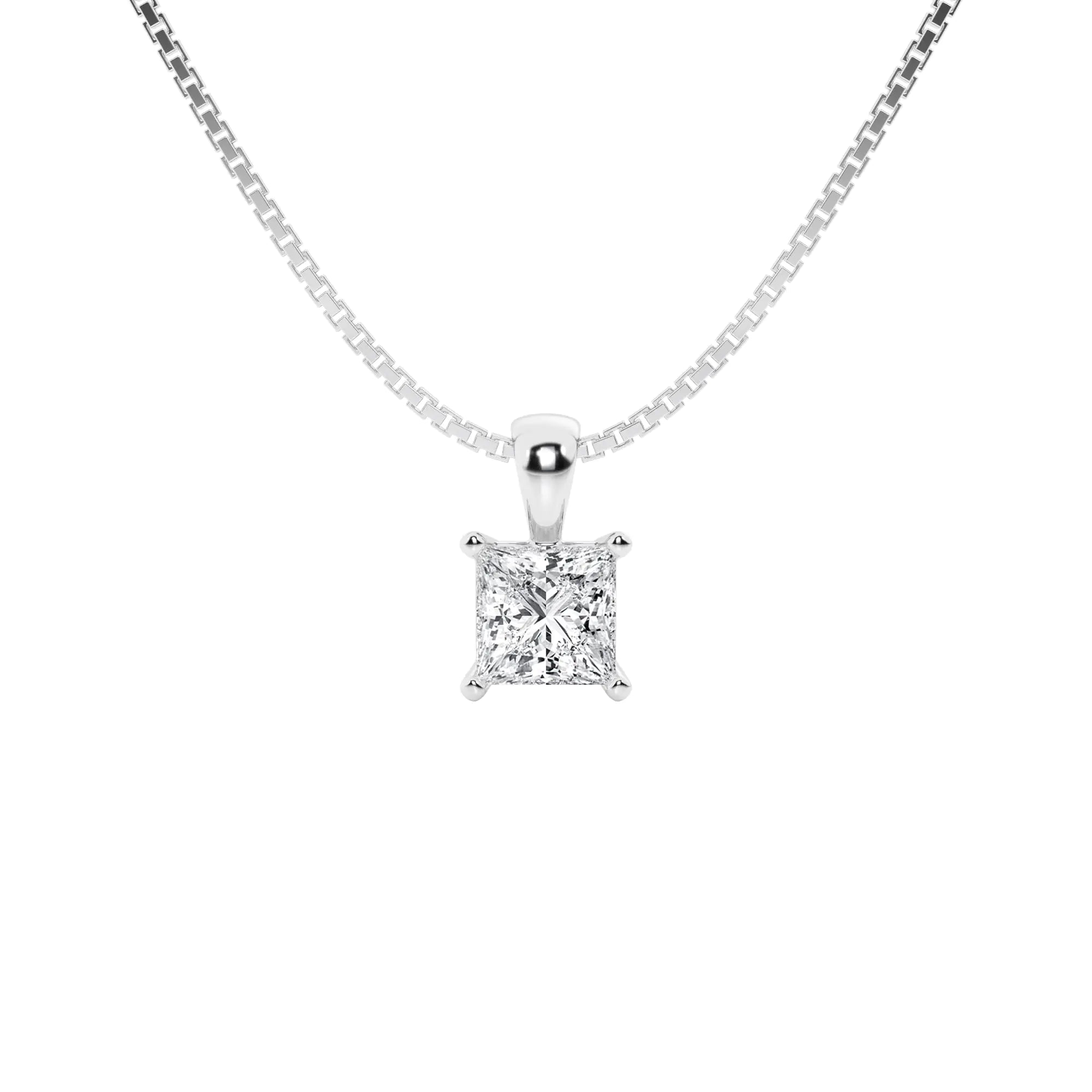 Solitaire Pendant Necklace for Women