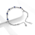 Natural Sapphire Bracelet for Women – S925 Sterling Silver Gemstone Jewelry, Premium Original Design NP Collection