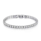 S925 Sterling Silver Diamond Inlaid Zircon Bracelet