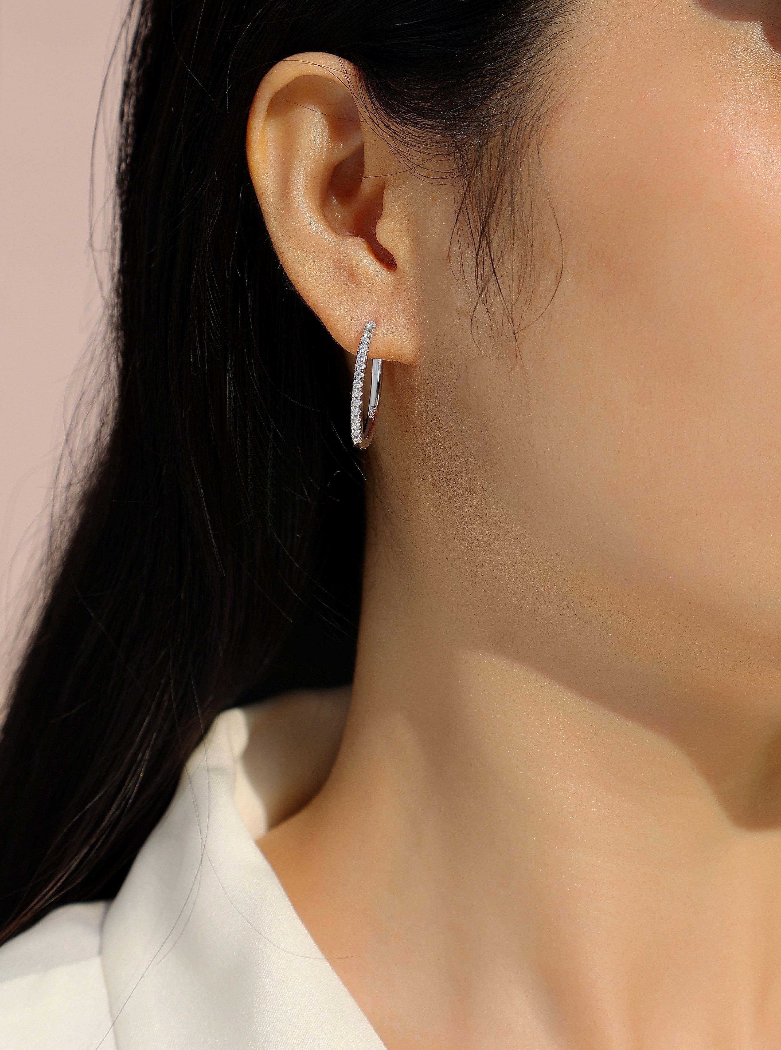 Diamond Jewelry Pendant Set With Moissanite S925 Sterling Silver And Platinum Plating