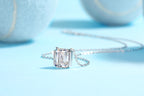 Moissanite S925 Sterling Silver And Platinum-plated Diamond
