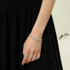 Simple Style Random Combination Cuban Bracelet