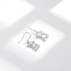 925 Sterling Silver Highland Cow Earrings