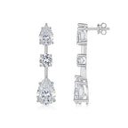 Moissanite Luxury & Fashionable Light Luxury Silver Stud Earrings – S925 Platinum Plated - N&P Colletion