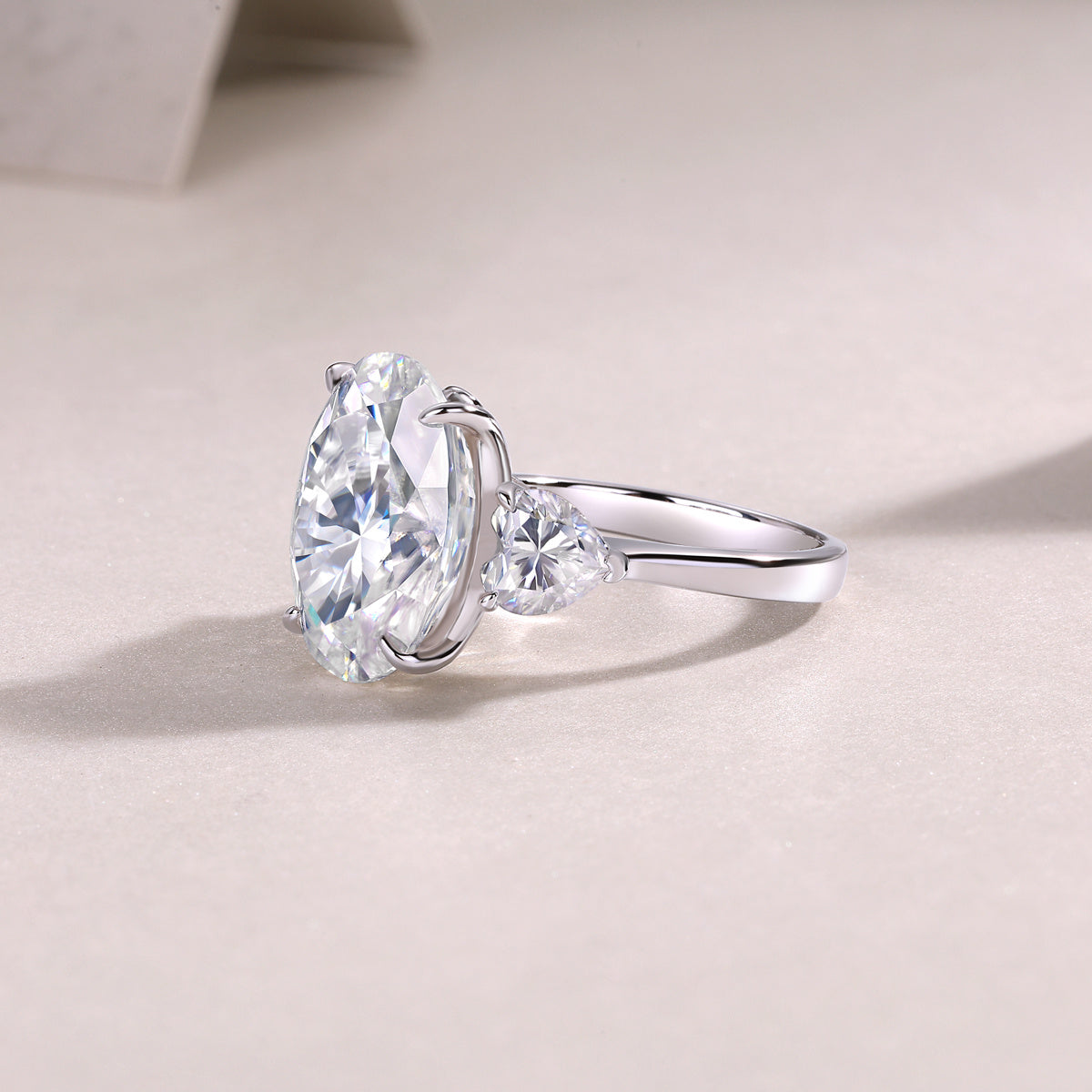 Soul Resonance - Moissanite S925 Sterling Silver And Platinum-plated Diamond