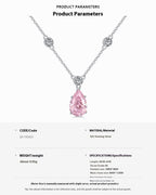 European And American Women's Drop-shaped Necklace