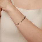 Fashion Chain S925 Sterling Silver Bracelet