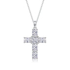 Soul Guidance - Pendant with Moissanite S925 Sterling Silver and Platinum-Plated Diamond