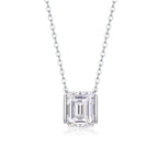 Moissanite S925 Sterling Silver And Platinum-plated Diamond