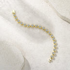 0.5 Carat Luxury And Light Luxury Fashion Jewelry Bracelet With Top Moissanite, S925 Silver Plated Gold Material. - N&P Colletion