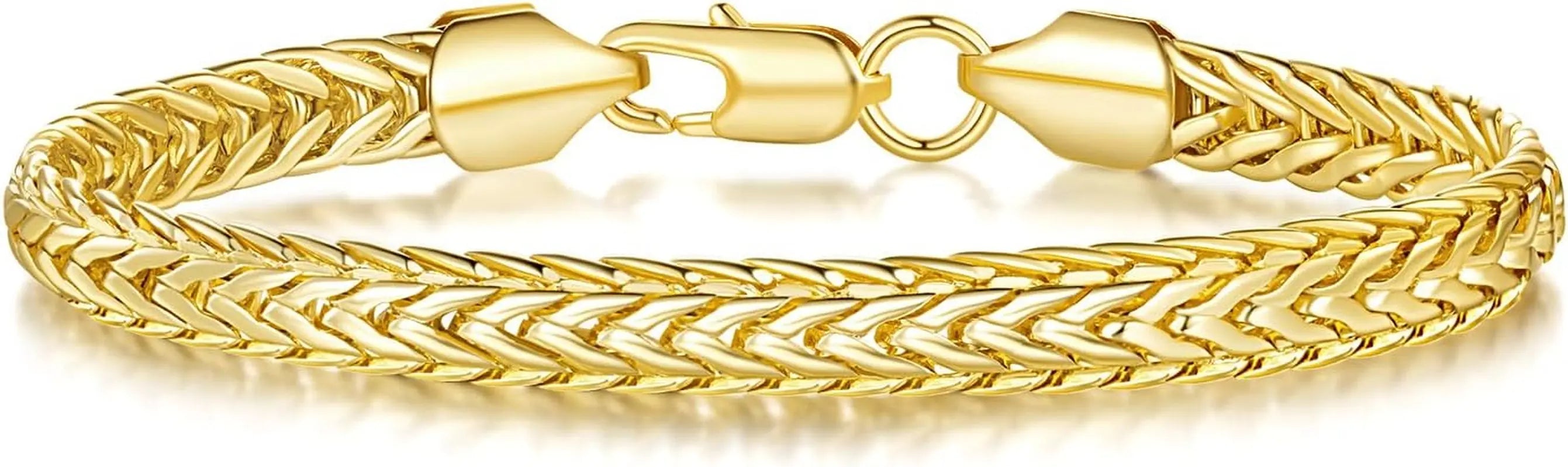 14K Gold Bracelet Link Foxtail 