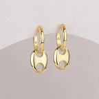 Beautiful – Luxurious Light Luxury Moissanite S925 Gold-Plated Silver Stud Earrings NP Collection