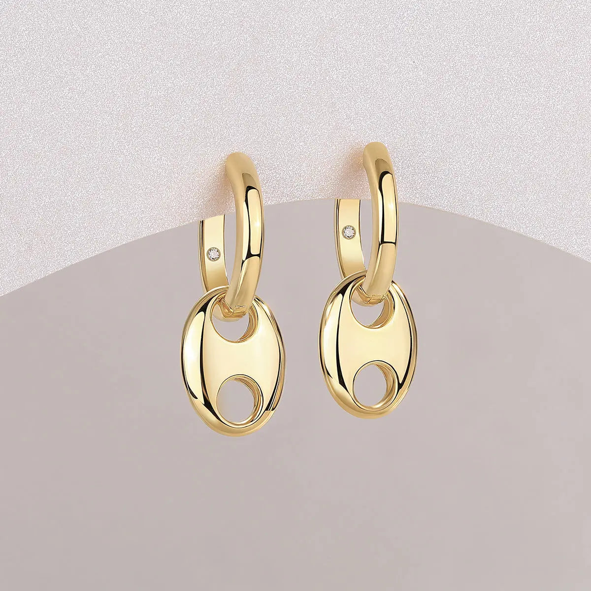 Beautiful – Luxurious Light Luxury Moissanite S925 Gold-Plated Silver Stud Earrings NP Collection