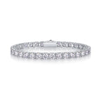 Gravitation Mossan Diamond S925 Silver Bracelet