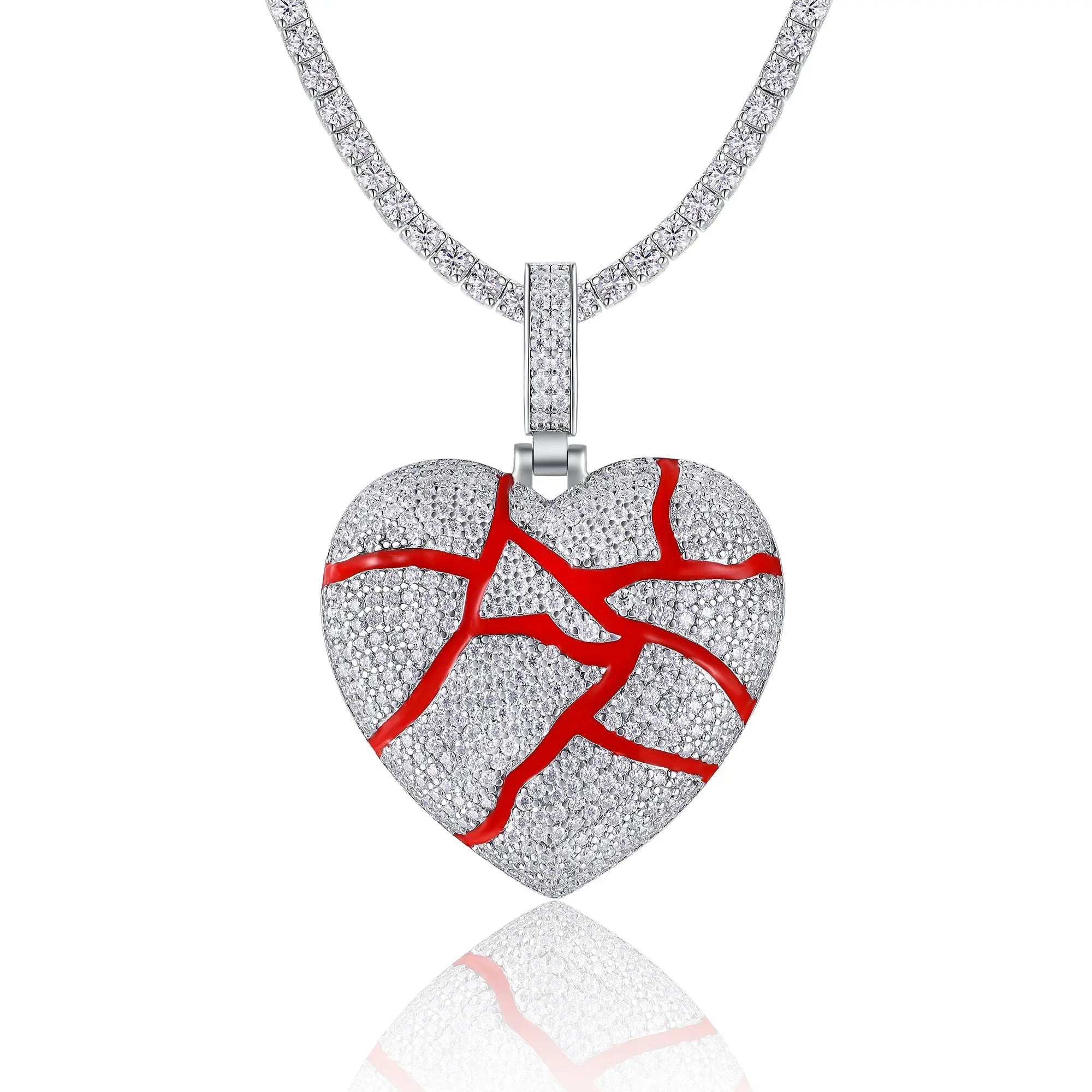 Moissanite, This Luxurious And Fashionable Light Luxury Trend Jewelry Necklace Pendant Is Made Of S925 Silver Electroplated With Platinum NP Collection