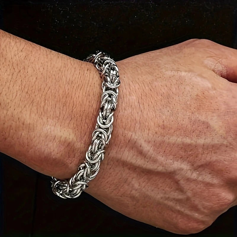 Vintage Braided Titanium Steel Bracelet